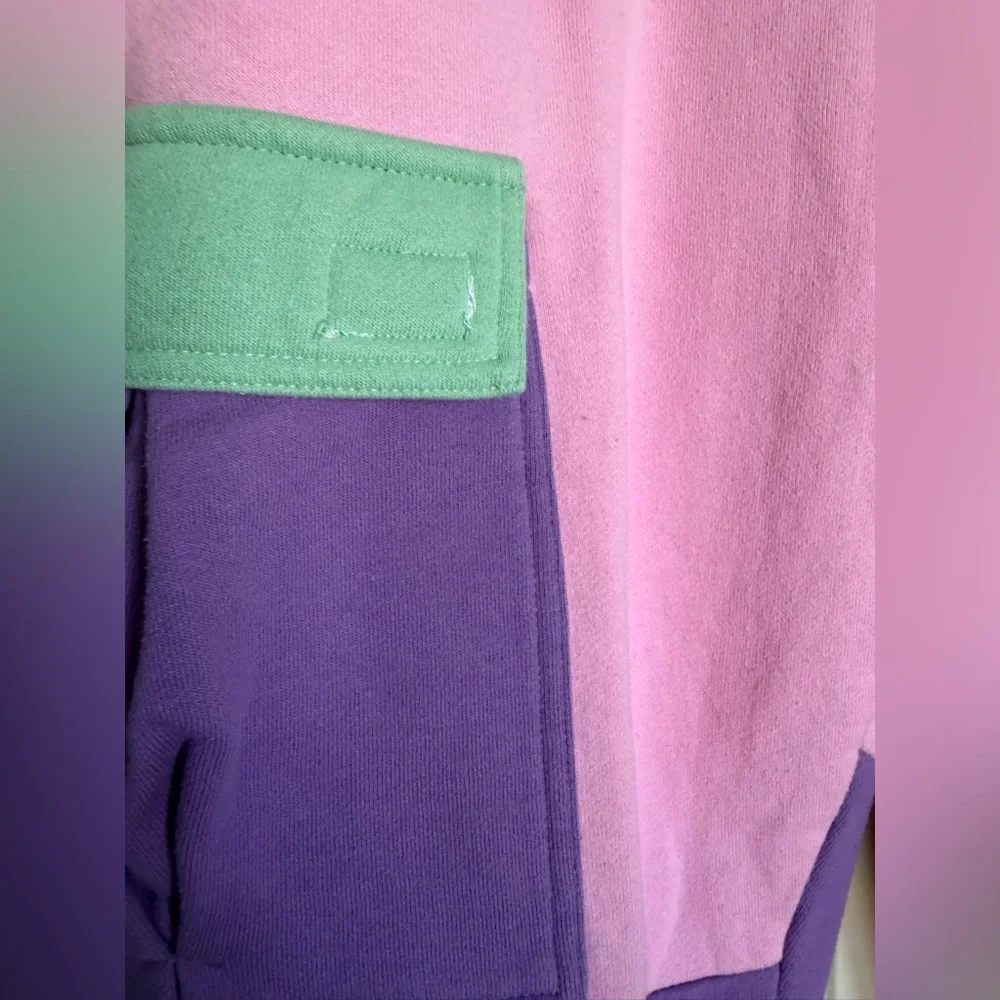Empyre Pink, Green, and Purple Cargo Joggers